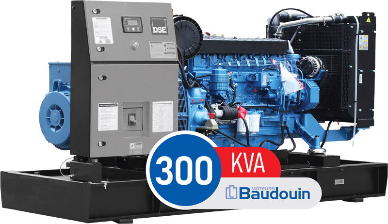 دیزل ژنراتور بادوین 300 کاوا مدل 6M16G300/5